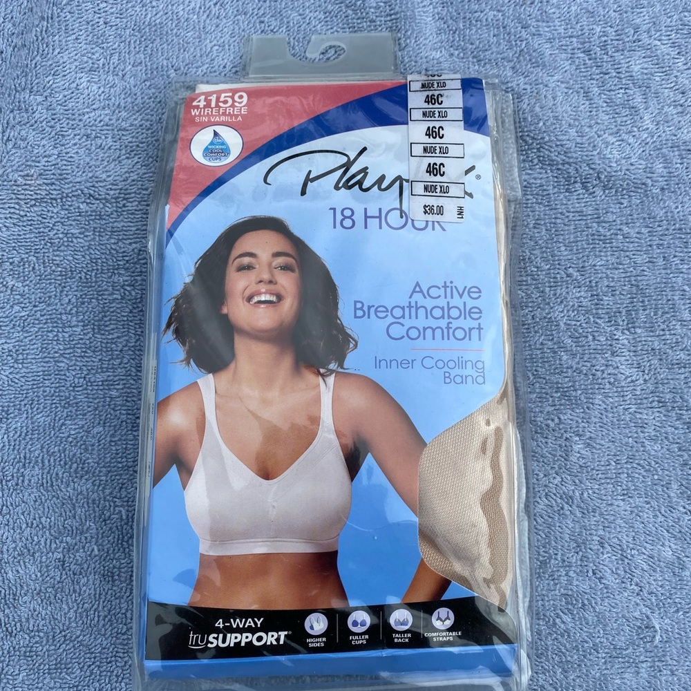 Brand New, 18 Hour Playtex 46C Tan Bra